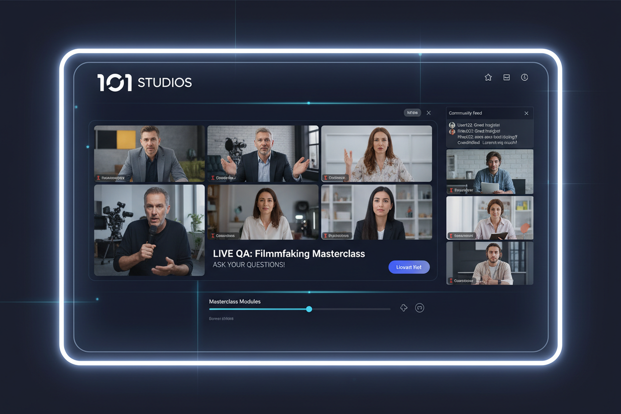 101 Studios Masterclass - Live Q&A Sessions