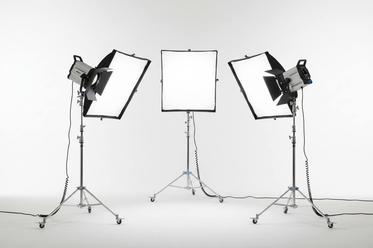 Professional Lighting Kit - Complete 3-Light Setup