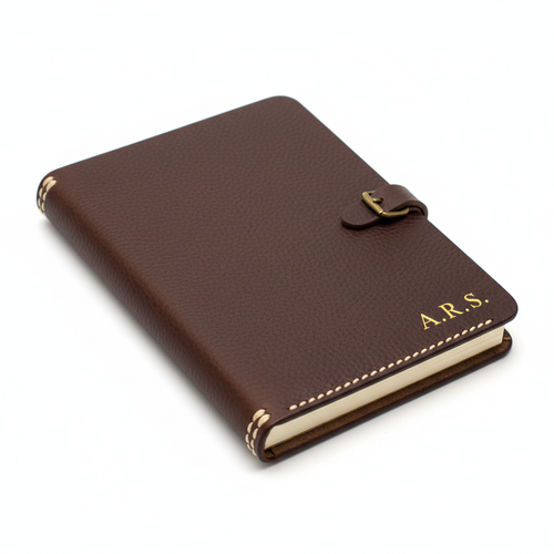 Director's Notebook - Initials Embossing Detail