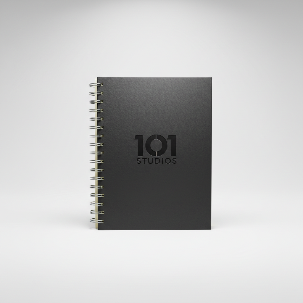 101 Studios Filmmaker's Notebook - Front Cover