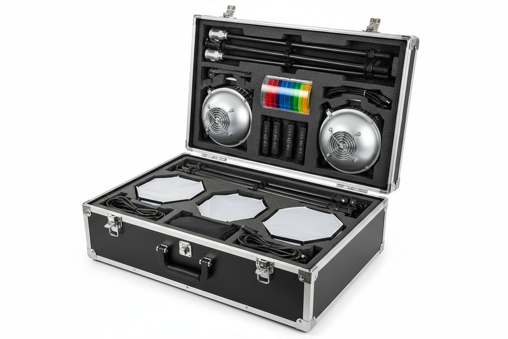 Professional Lighting Kit - Wheeled Carrying Case