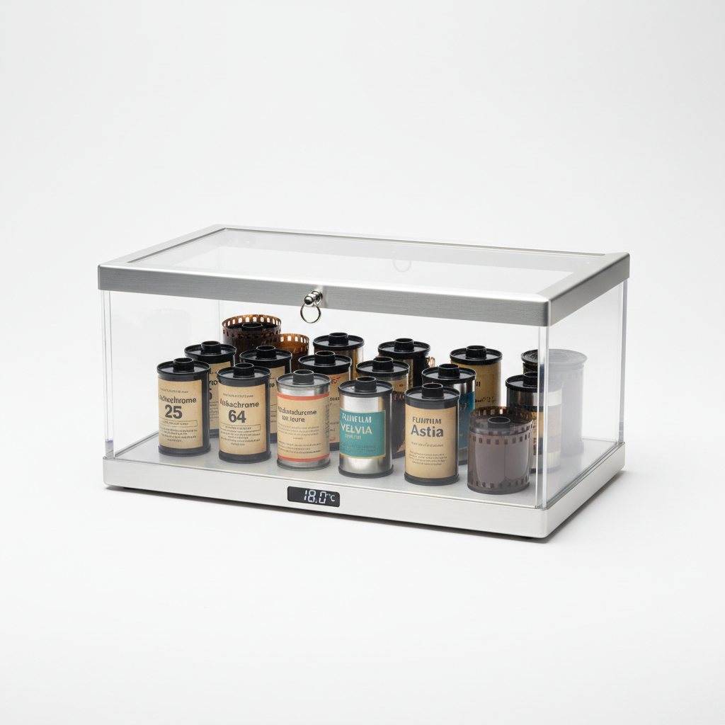 Vintage Film Stock Collection - Premium Storage Container