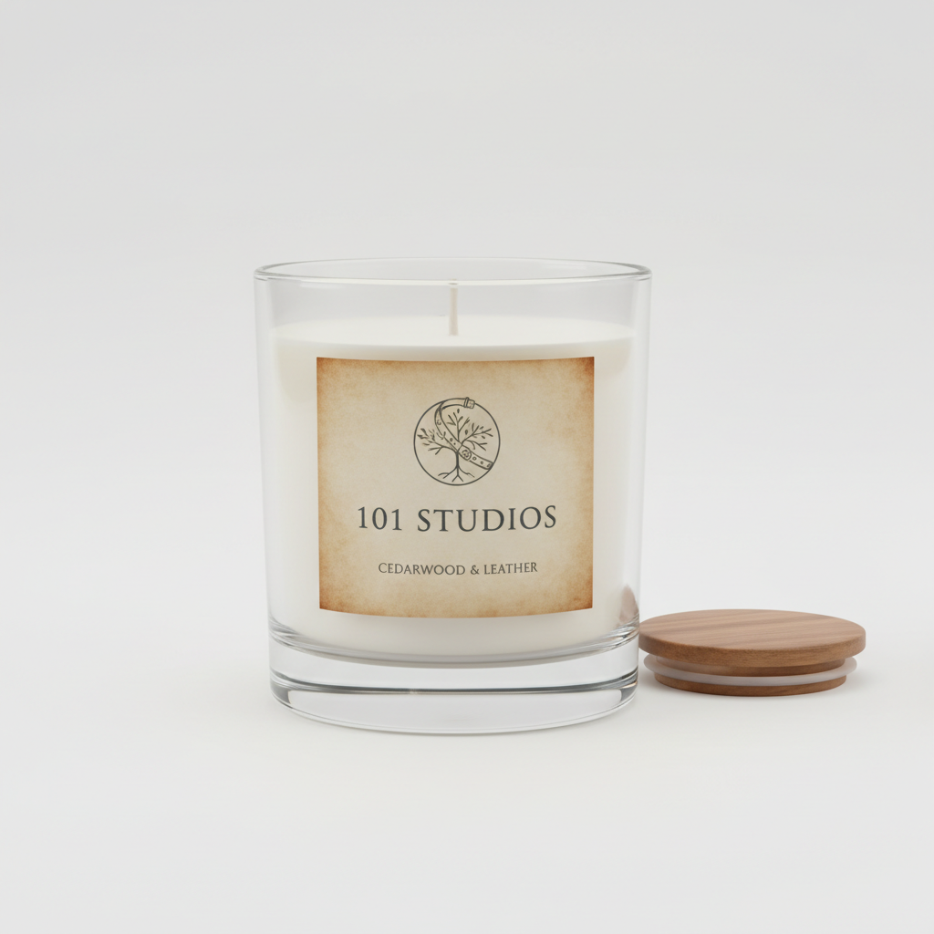 101 Studios Limited Edition Candle - Front View