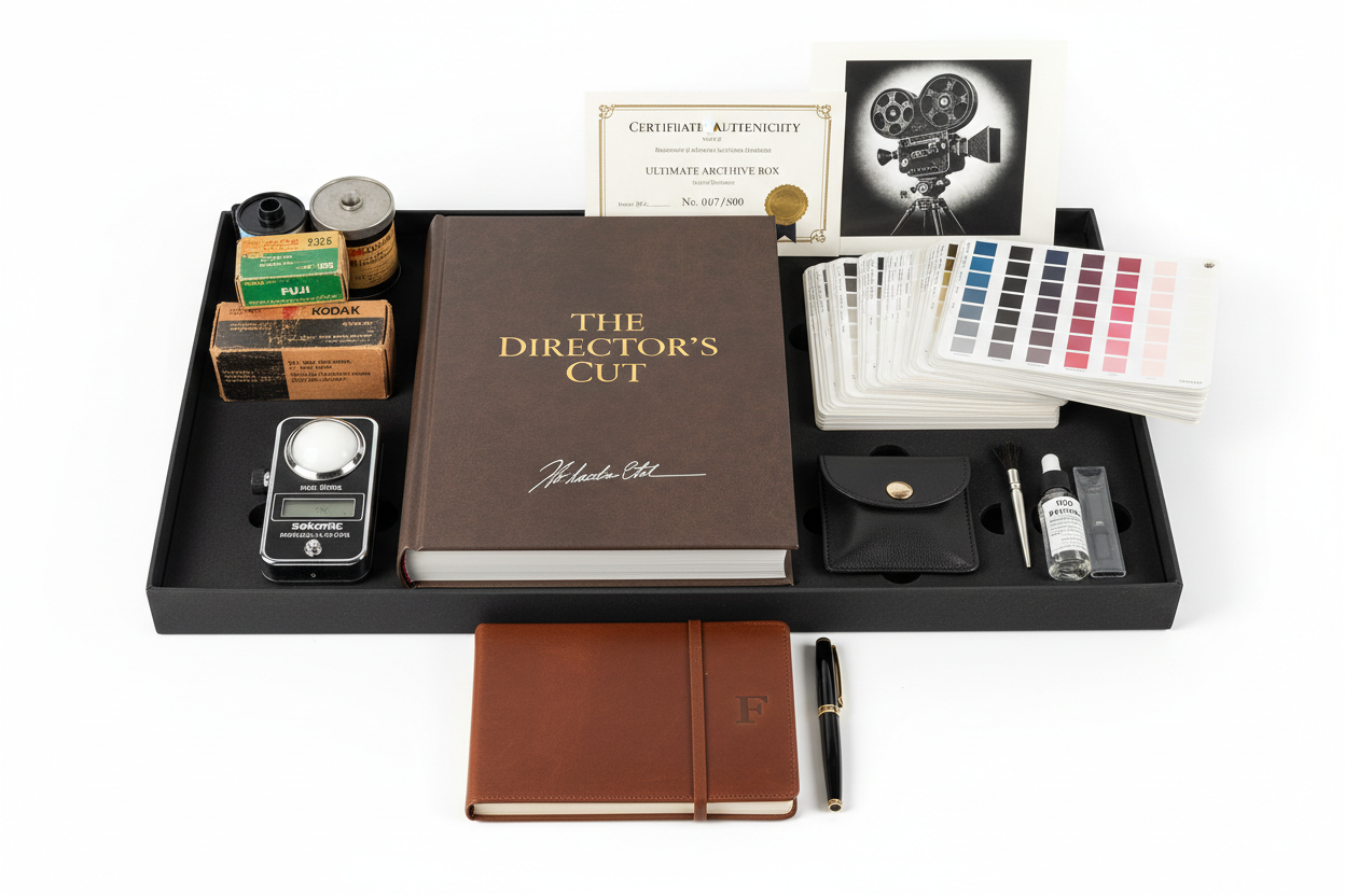 Ultimate Filmmaker's Archive Box - Complete Contents Layout