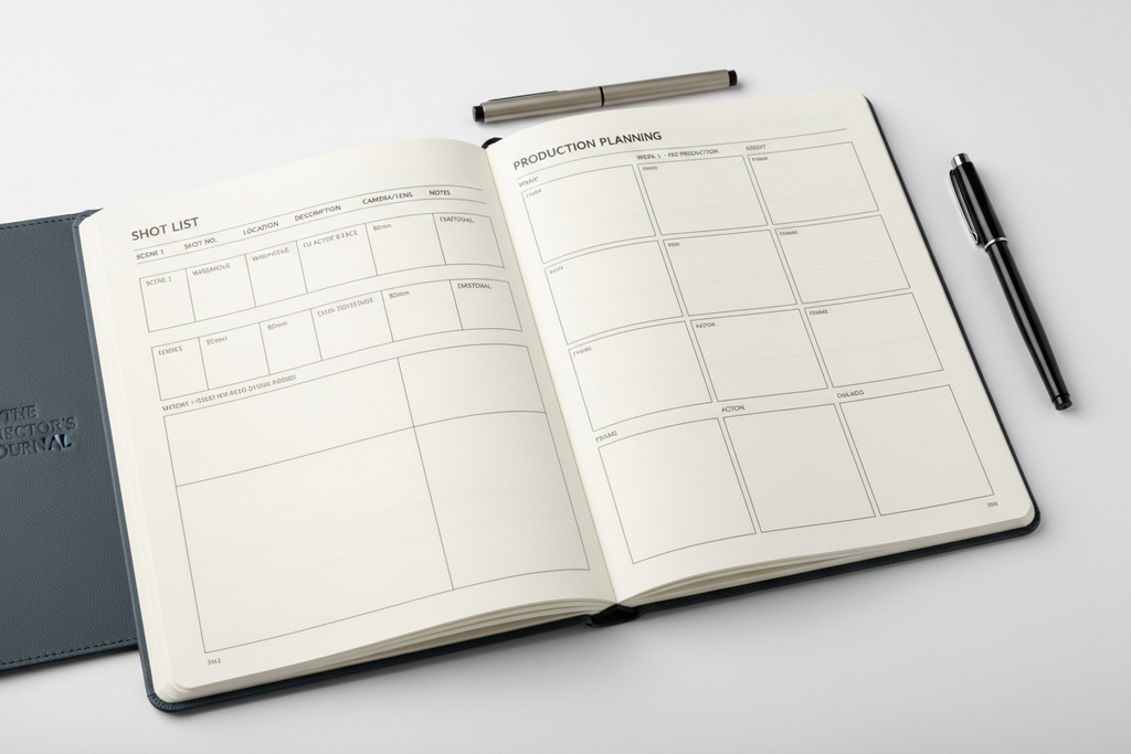 Director's Notebook - Shot List and Planning Pages