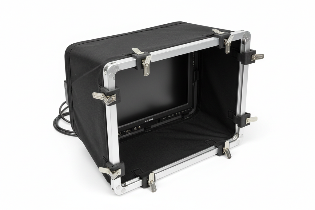 Professional Monitor Hood - Collapsible Aluminum Frame