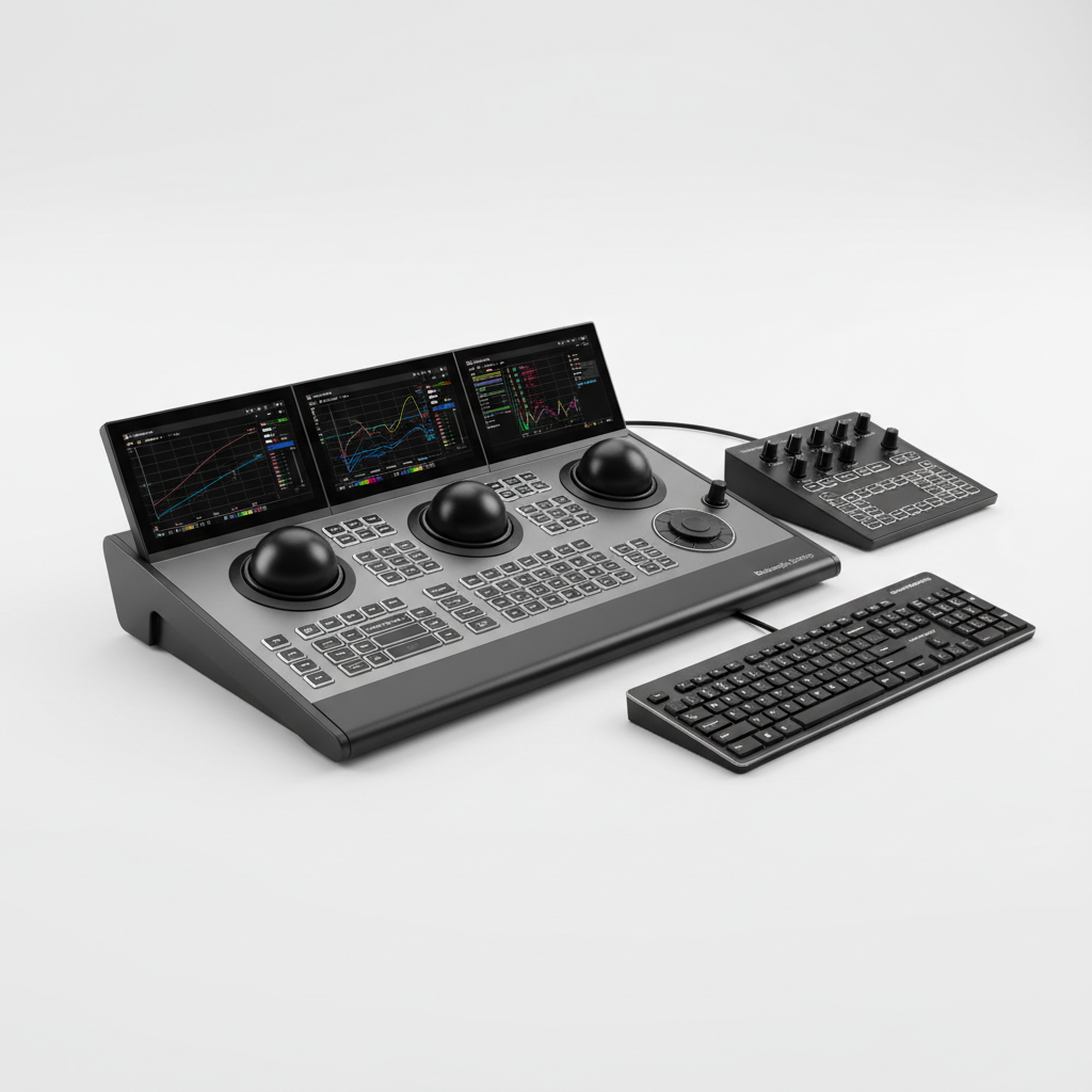 Premium Editing Workstation - DaVinci Resolve Control Panel